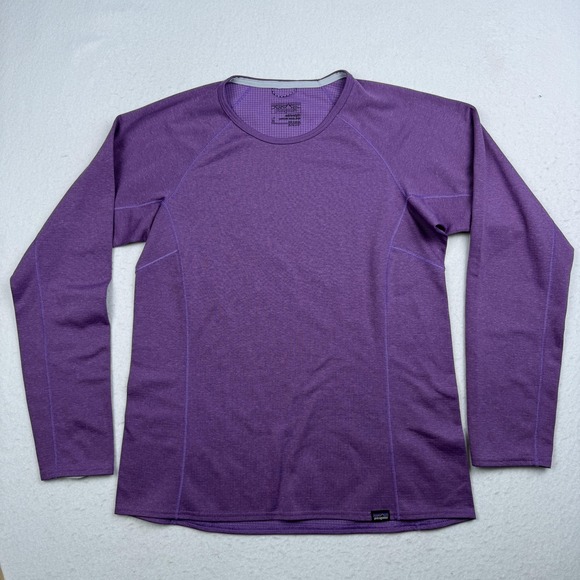 Patagonia Tops - Patagonia Capilene Baselayer Shirt Womens Medium Purple Midweight Polartec